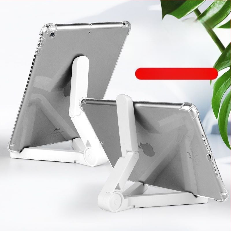 Επιτραπέζια βάση για κινητό και tablet, αναδιπλούμενη, φορητή, απλός σχεδιασμός για προβολή εκπομπών και live streaming; συμβατή με iPhone, iPad και iPod