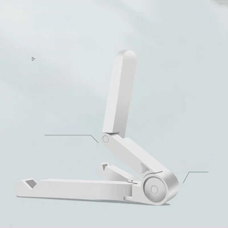 Stalo laikiklis telefonui ir planšetei, sulankstomas, nešiojamas, paprasta konstrukcija žiūrėti serialus ir tiesioginiam transliavimui; suderinamas su iPhone, iPad ir iPod