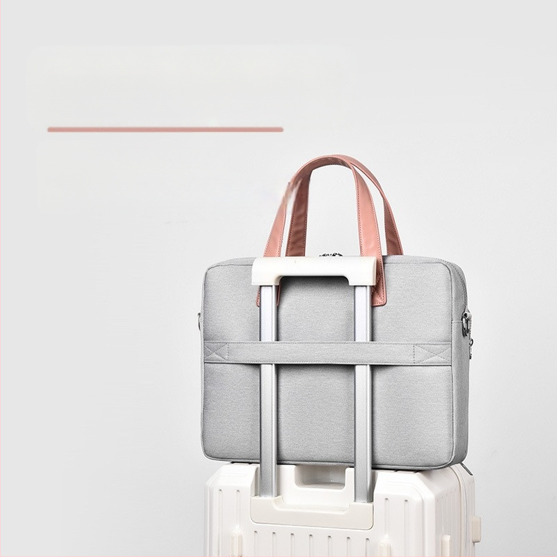 Τσάντα για φορητό με πλήρες αερόσακο – φορητή θήκη αποθήκευσης (Αδιάβροχη; Ανθεκτική στη φθορά; Επεκτάσιμη; Μείωση φόρτου) Πολυεστέρας; Αστικό μινιμαλιστικό στυλ; Άνοιξη 2025