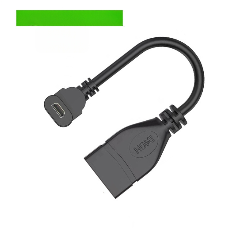 Καλώδιο επέκτασης Micro HDMI σε HDMI, Micro HDMI αρσενικό προς HDMI θηλυκό, αγωγοί από χαλκό χωρίς οξέωση με επίχρυση επίστρωση, HDMI γραμμή με γωνιακούς συνδέσμους