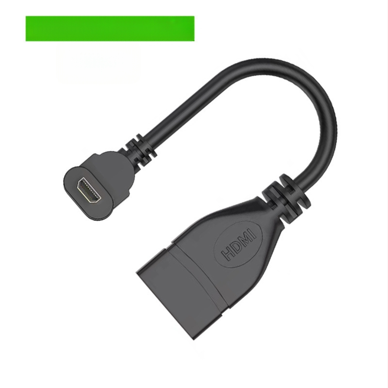 Καλώδιο επέκτασης Micro HDMI σε HDMI, Micro HDMI αρσενικό προς HDMI θηλυκό, αγωγοί από χαλκό χωρίς οξέωση με επίχρυση επίστρωση, HDMI γραμμή με γωνιακούς συνδέσμους