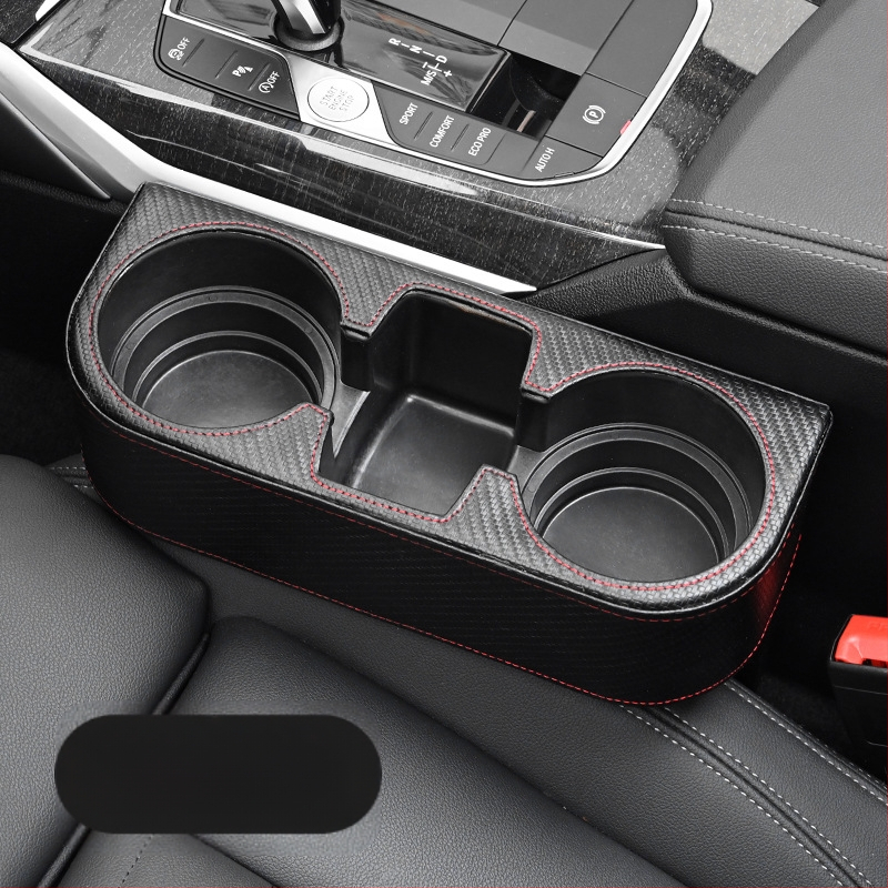 Pierre PU odinis puodelio laikiklis tarp sėdynių spragų