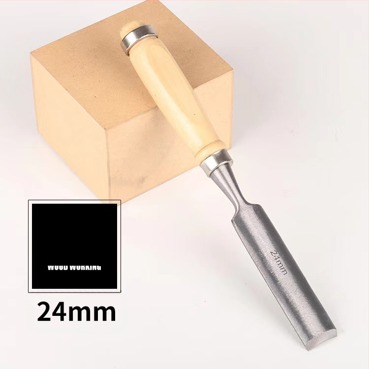 Σεμι-κυκλικό καλέμι ξυλουργικής, σετ 4 τεμάχια, κεφαλή από εργαλειακό χάλυβα, ξύλινο χερούλι, κυκλικό σχήμα κεφαλής για ξυλογλυπτική