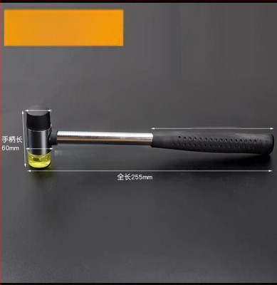 Gumijas galvas āmurs ar PVC kātu, izturīgs pret eksploziju un šokam, montāžai un dekorēšanai