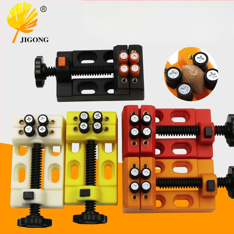 Bench vise – osam rupa, mini stolni stezaljka za rezbarenje Bodhi walnut Wenwan, Joist