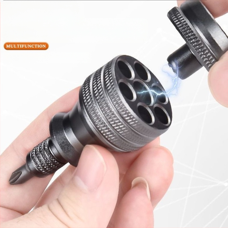 7-in-1 magnetinis atsuktuvas rinkinys iš chromo-vanadžio plieno mobiliems remontams (neizoliuotas, 0,12 kg)