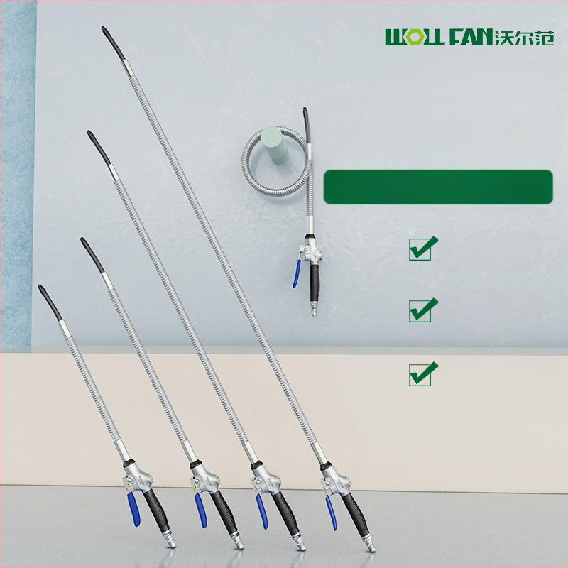 Wallvan пневматично оръдие за духане на прах, модел Stowable, алуминиева сплав, универсално за почистване и отстраняване на прах