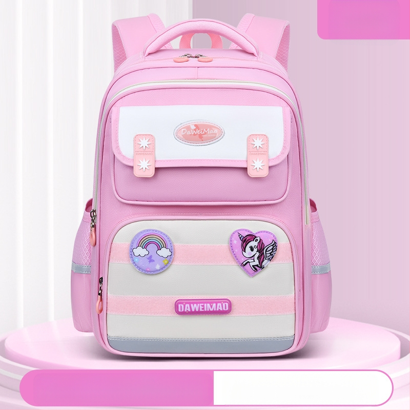 Σακίδιο για μαθητές δημοτικού Big Tail Cat 6917, Oxford ύφασμα, αναπνεύσιμο, αδιάβροχο, ανθεκτικό στη φθορά, καμπύλος ιμάντας ώμου