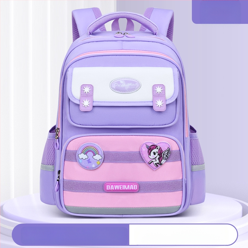 Σακίδιο για μαθητές δημοτικού Big Tail Cat 6917, Oxford ύφασμα, αναπνεύσιμο, αδιάβροχο, ανθεκτικό στη φθορά, καμπύλος ιμάντας ώμου