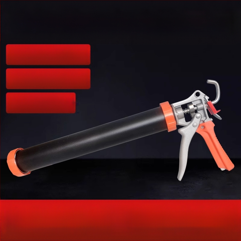 Пистолет за силиконово лепило за стъкло — спестяващ труд домашен модел (серия: Glass glue gun; макс налягане: 0-999; тегло: 0-550)