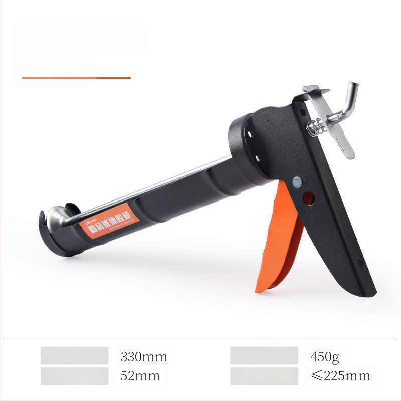 Пистолет за силиконово лепило за стъкло — спестяващ труд домашен модел (серия: Glass glue gun; макс налягане: 0-999; тегло: 0-550)