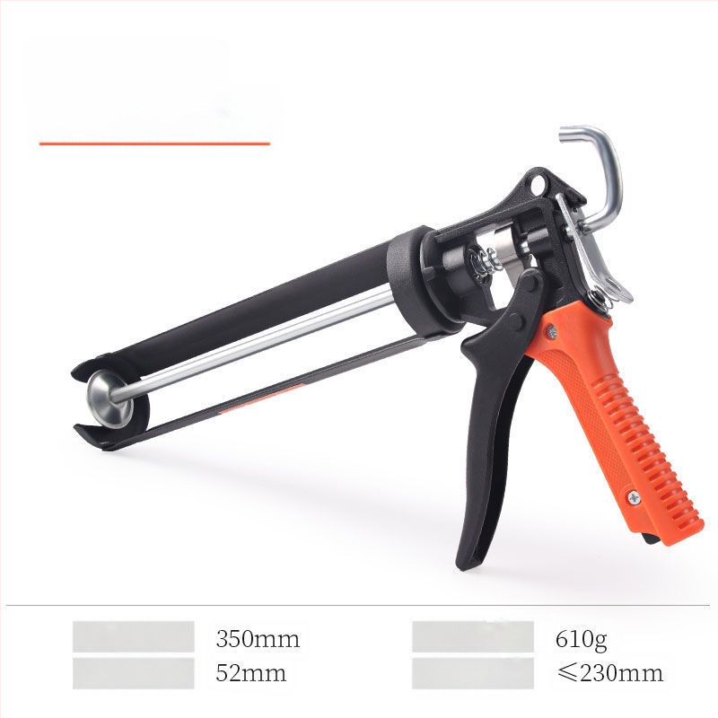 Пистолет за силиконово лепило за стъкло — спестяващ труд домашен модел (серия: Glass glue gun; макс налягане: 0-999; тегло: 0-550)