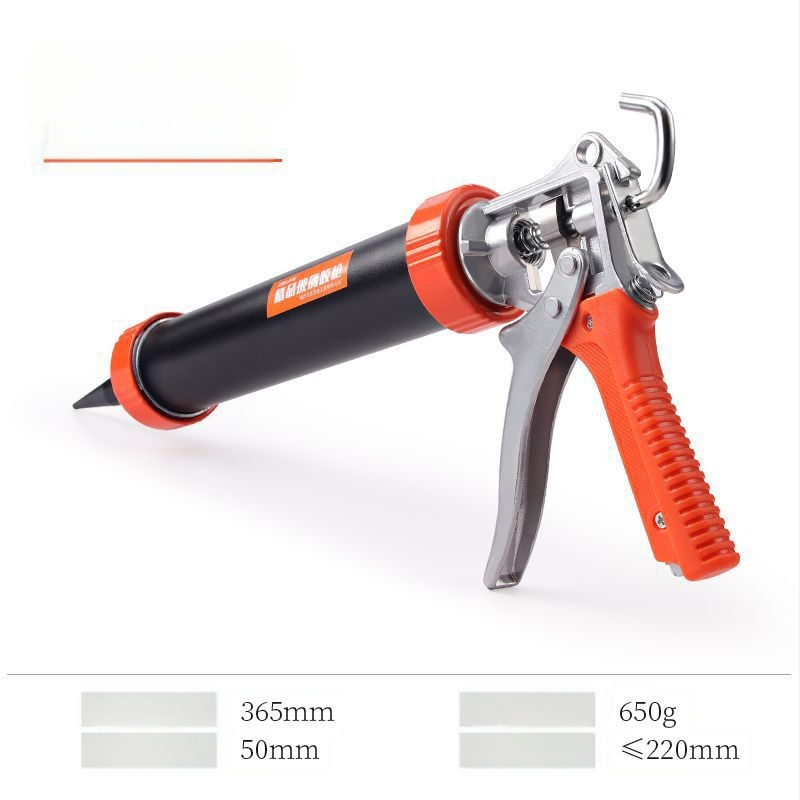 Пистолет за силиконово лепило за стъкло — спестяващ труд домашен модел (серия: Glass glue gun; макс налягане: 0-999; тегло: 0-550)