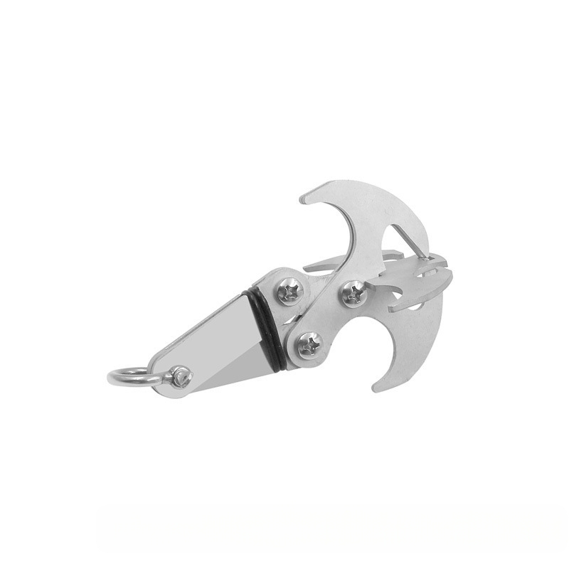 Неръждаем стоманен външен катерачен кука със сгъваем механизъм за освобождаване и гравитационна функция