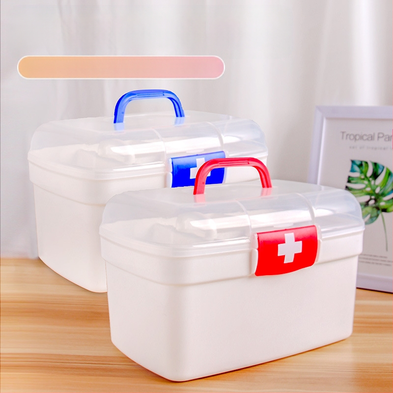 Πλαστικό κουτί αποθήκευσης φαρμάκων για οικιακή χρήση, φορητός οργανωτής φαρμάκων, μοντέλο Y01, με εκτυπωμένο λογότυπο, συσκευασία 36 τεμάχια