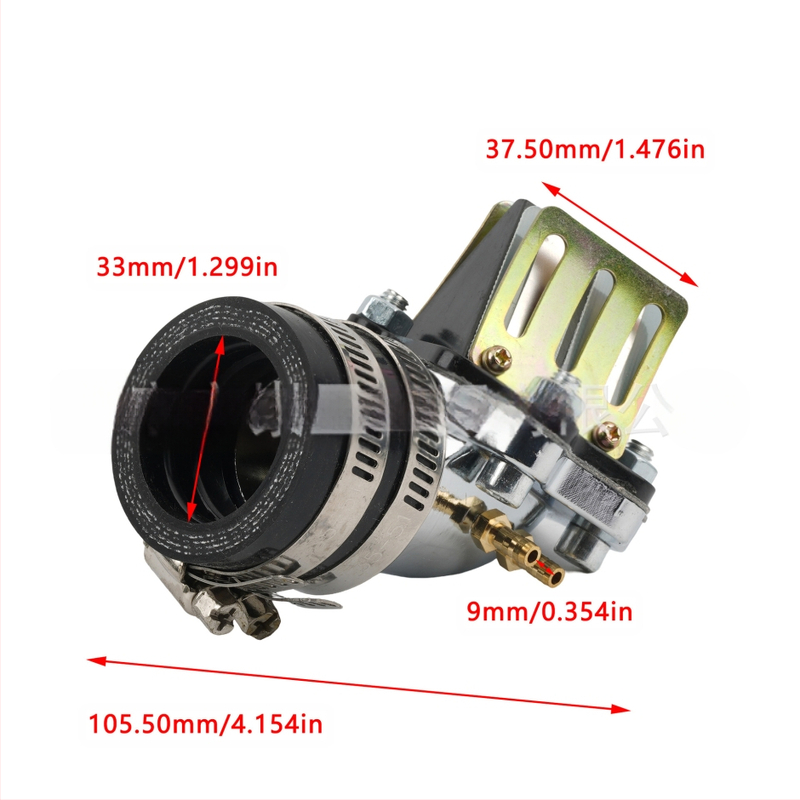 Powermotor Διεπαφή καρμπυρατέρ μοτοσικλέτας και εισαγωγικός συλλέκτης Jog50-90 – Μοντέλο JQ103