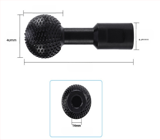 Sferiska slīpēšanas galva leņķa slīpētājam koka darbs – oglekļa tērauds, Hongtai Tools, pielāgošana pieejama