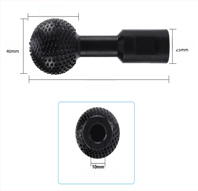 Sferiska slīpēšanas galva leņķa slīpētājam koka darbs – oglekļa tērauds, Hongtai Tools, pielāgošana pieejama