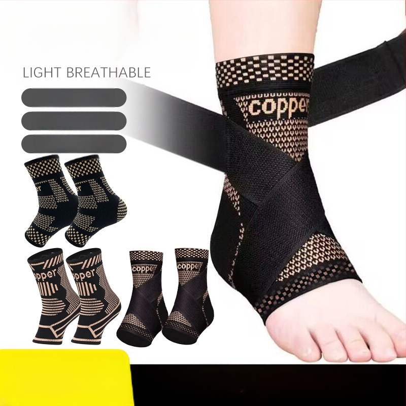 Kulkšnies įtvaras iš nailono suaugusiems, tinkamas bėgimui ir dviračiu važiavimui