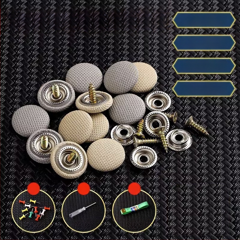 Клипсове за ремонт на тавана на автомобил, марка Yishui, платно-метален материал, персонализируеми, едноцветен модел