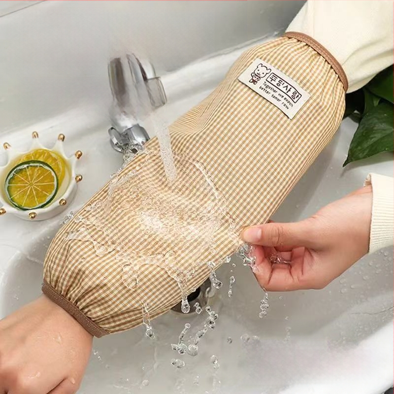 PVC προστατευτικά μανίκια κατά της μόλυνσης, σχεδιασμός εμπνευσμένος από χωρίς-μανίκια ποδιά, μοντέρνο μινιμαλιστικό στιλ, για ενήλικες