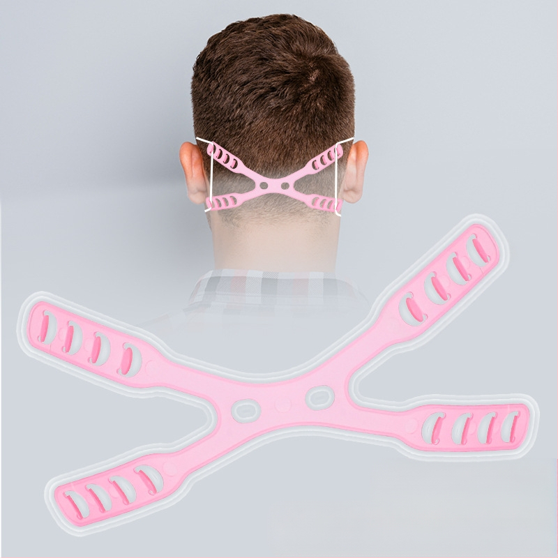 Kaukės ausų apsaugos prietaisas su reguliuojama sagtimi, nugarinis dėvėjimas, oppopp medžiaga, unisex suaugusiesiems