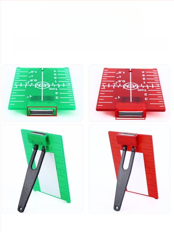 Επίπεδο λέιζερ με μαγνητική πλάκα στόχου και υπέρυθρες/ορατές ακτίνες για ευθυγράμμιση οροφής