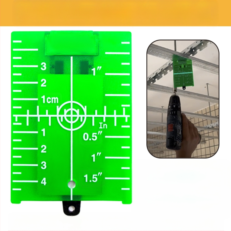 Επίπεδο λέιζερ με μαγνητική πλάκα στόχου και υπέρυθρες/ορατές ακτίνες για ευθυγράμμιση οροφής