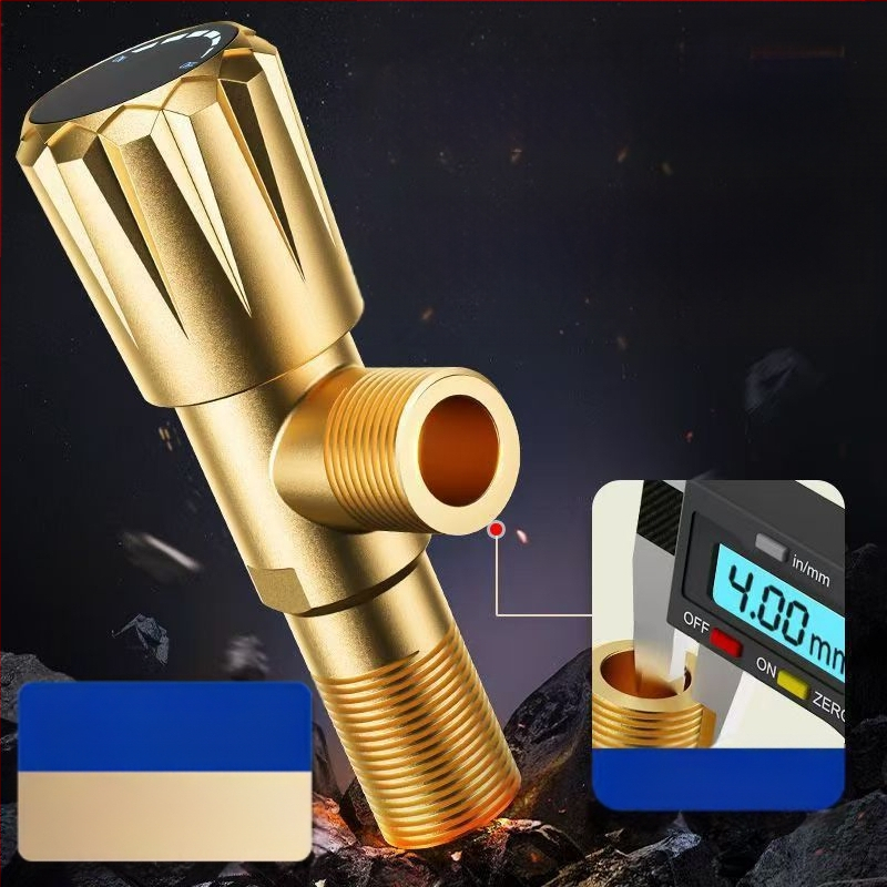 Bakreni trokutasti ventil s debelim tijelom, 1 ulaz 2 izlaza, osmerokutni oblik, CUPC certifikat, model 1, novi kineski stil