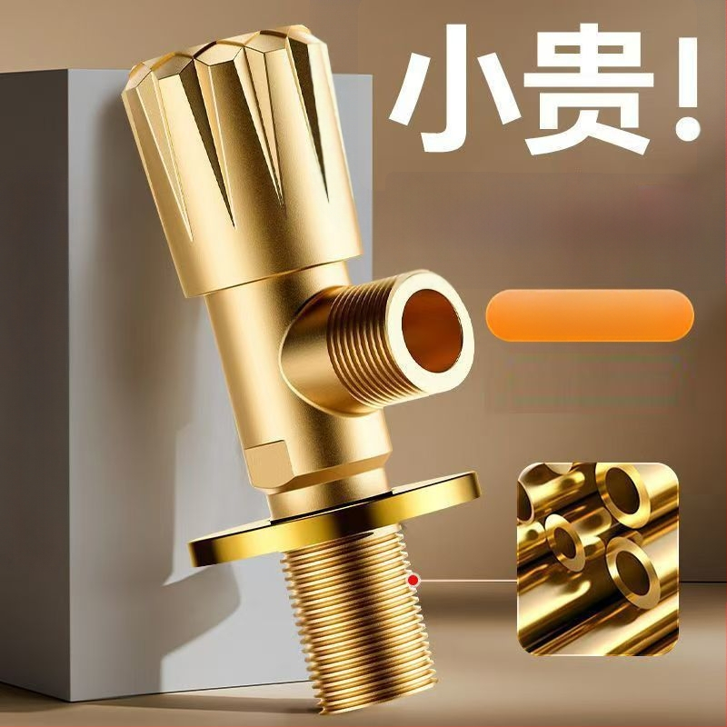 Bakreni trokutasti ventil s debelim tijelom, 1 ulaz 2 izlaza, osmerokutni oblik, CUPC certifikat, model 1, novi kineski stil