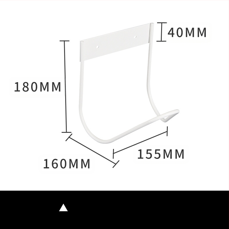 Кована желязна стойка за водопроводни тръби, стенен навивател за маркуч и държач за съхранение за градина, балкон и двор