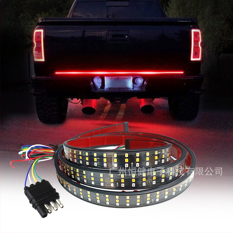 LED πίσω φανάρι για pickup φορτηγό, 3 σειρές, 12V, 2400 lm, 30 W