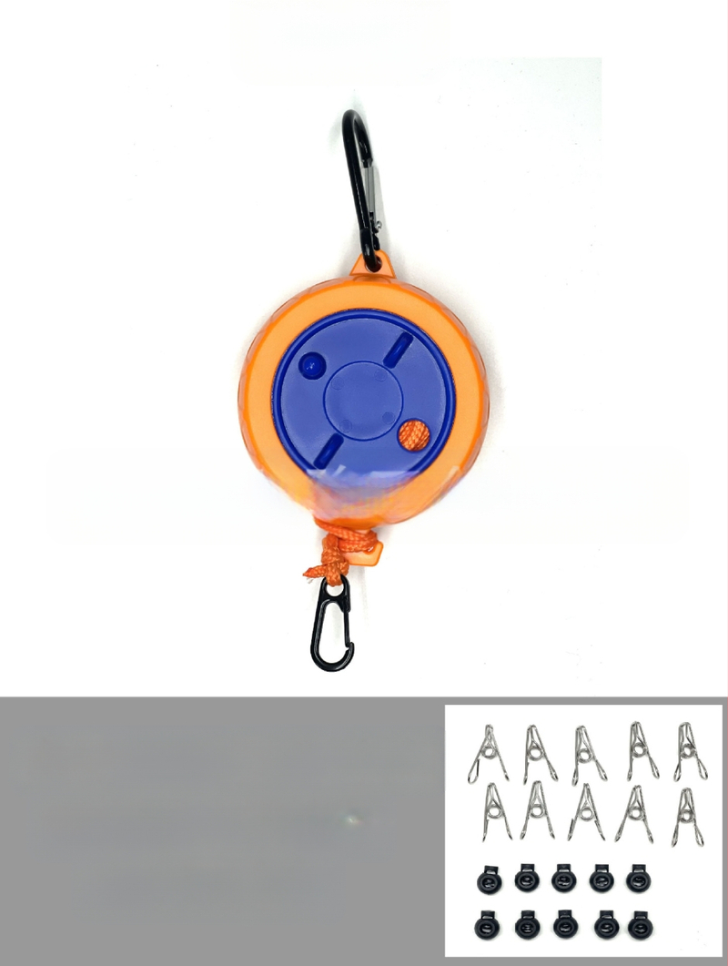 Salokāms āra drēbju žāvētājs ar ABS un poliestera rāmi, pārnēsājams žāvētājs balkonam un kempingam