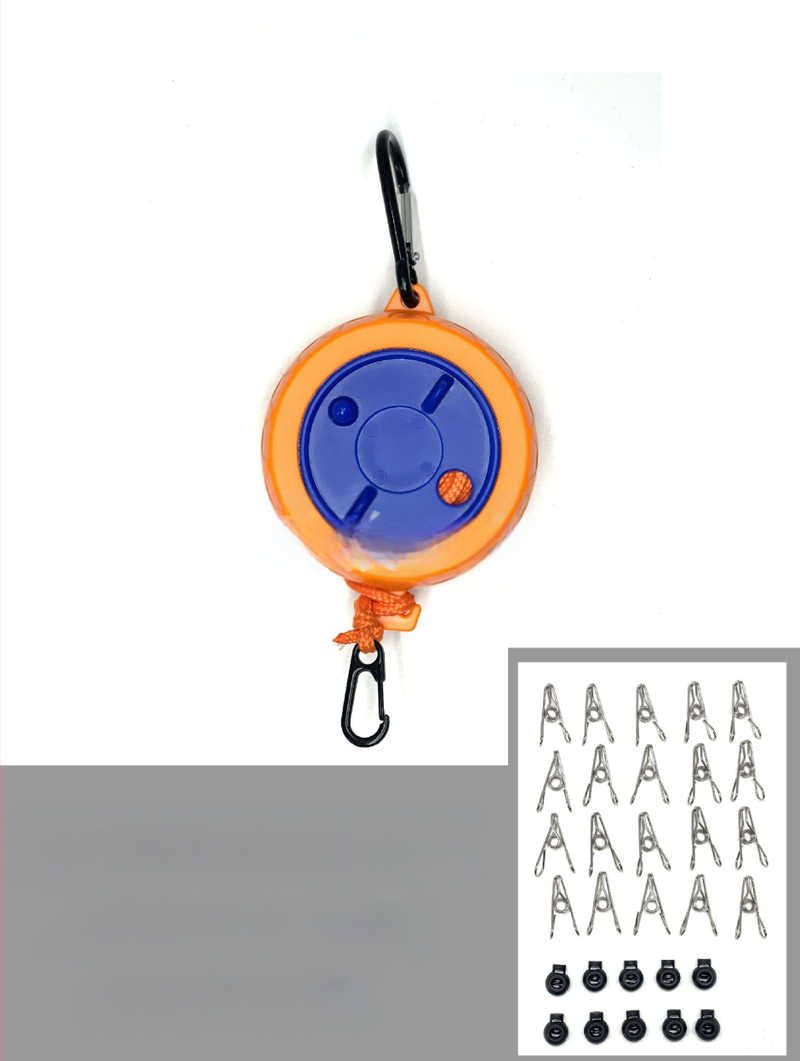 Salokāms āra drēbju žāvētājs ar ABS un poliestera rāmi, pārnēsājams žāvētājs balkonam un kempingam