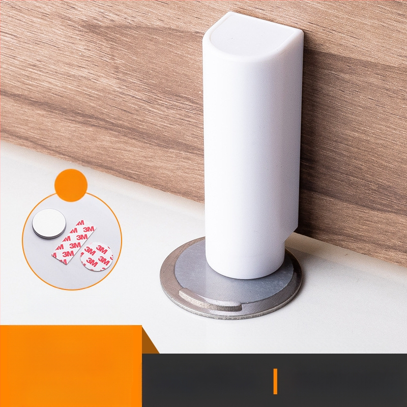 Συσκευή αναρρόφησης πόρτας με εγκατάσταση στο δάπεδο — αυτόματος έλεγχος, ABS μαγνητικό, ματ φινίρισμα, κατάλληλη για πολύ στενά κενά πορτών