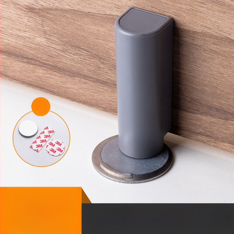 Συσκευή αναρρόφησης πόρτας με εγκατάσταση στο δάπεδο — αυτόματος έλεγχος, ABS μαγνητικό, ματ φινίρισμα, κατάλληλη για πολύ στενά κενά πορτών