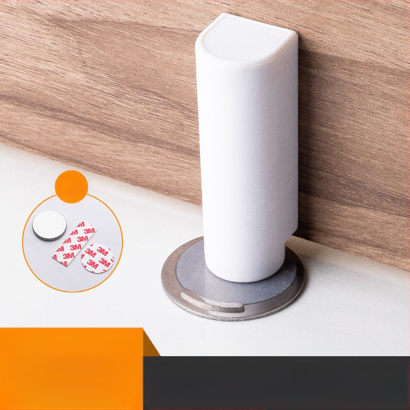 Συσκευή αναρρόφησης πόρτας με εγκατάσταση στο δάπεδο — αυτόματος έλεγχος, ABS μαγνητικό, ματ φινίρισμα, κατάλληλη για πολύ στενά κενά πορτών