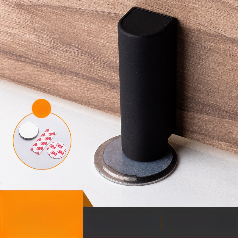 Συσκευή αναρρόφησης πόρτας με εγκατάσταση στο δάπεδο — αυτόματος έλεγχος, ABS μαγνητικό, ματ φινίρισμα, κατάλληλη για πολύ στενά κενά πορτών