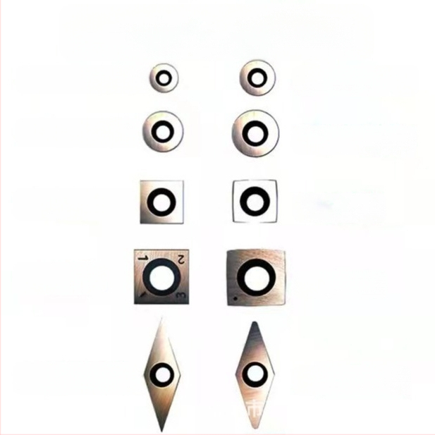 Комплект дървообработващи стругови инструменти, 10 части, дъгови режещи ножове, високоскоростна стомана, алуминиева кутия, Hui Hao