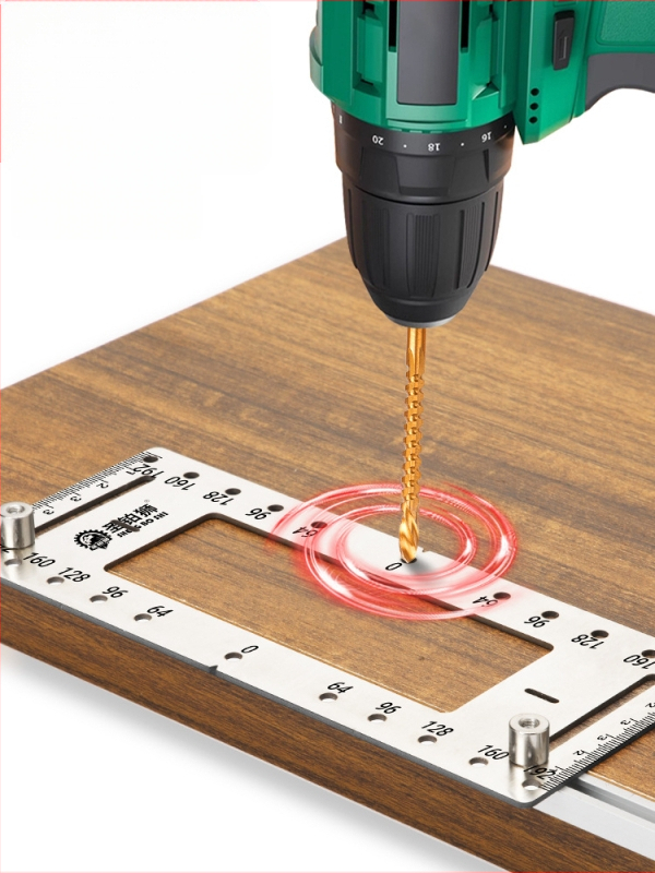 Εντολέας διάτρησης οπών για εγκατάσταση λαβής ντουλαπιού, ανοξείδωτο ατσάλι, μοντέλο GJ09011