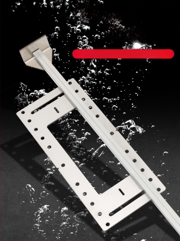 Εντολέας διάτρησης οπών για εγκατάσταση λαβής ντουλαπιού, ανοξείδωτο ατσάλι, μοντέλο GJ09011