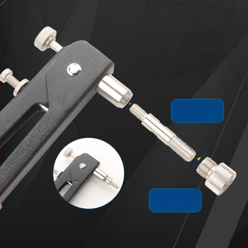 Ръчен пистолет за нитови гайки, 106-частен комплект, сплавна стомана, марка Rat