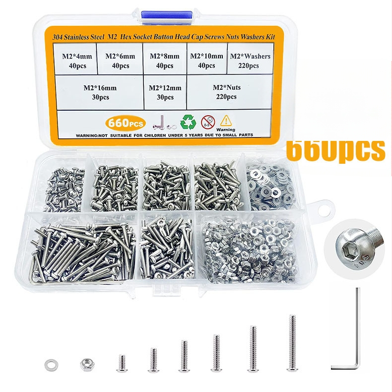 Комплект винтове и гайки с пан глава – ISO 7380, клас A