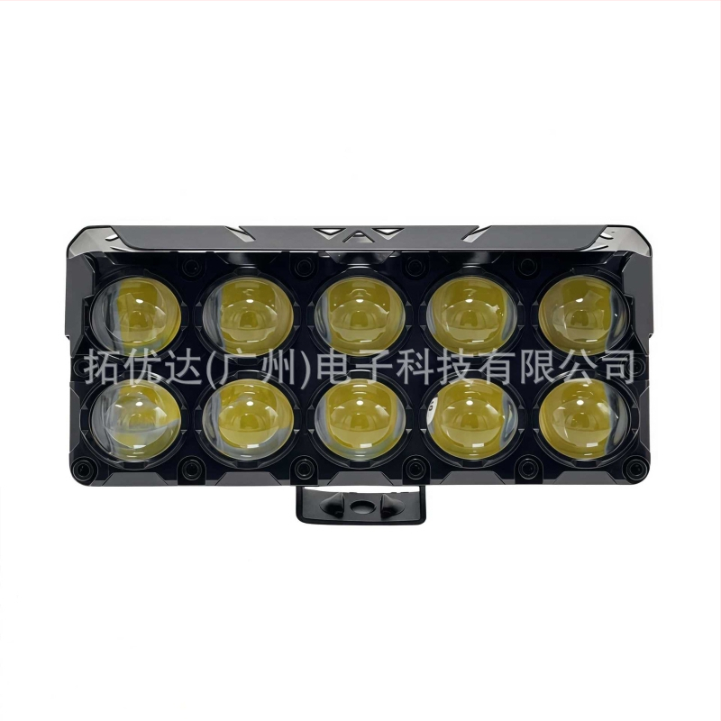 Motocikla LED prožektors BT divu rindu, 10W, 12-80V, 8000lm, 3000K/6500K