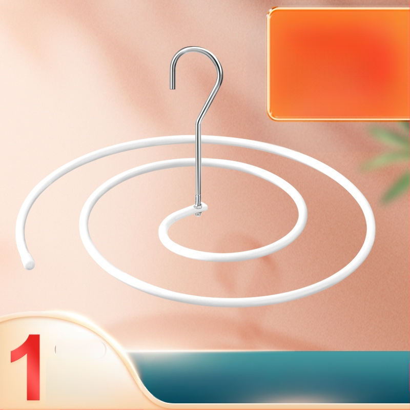 Κρεμάστρα για στέγνωμα ρούχων, στρογγυλό σχήμα με κλιπ, σιδερένια κατασκευή