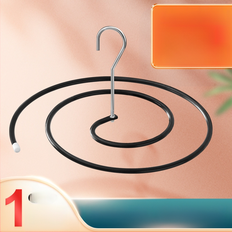 Κρεμάστρα για στέγνωμα ρούχων, στρογγυλό σχήμα με κλιπ, σιδερένια κατασκευή