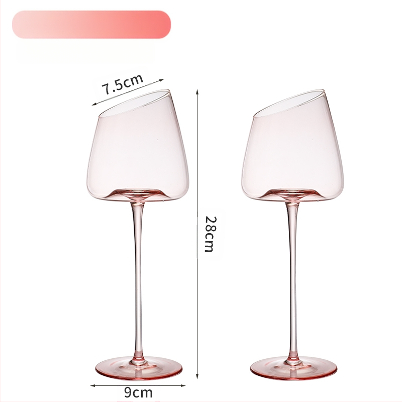 Σκανδιναβικού στιλ κρυστάλλινα ποτήρια κρασιού και σαμπάνιας, απλός σχεδιασμός, 2 τεμάχια