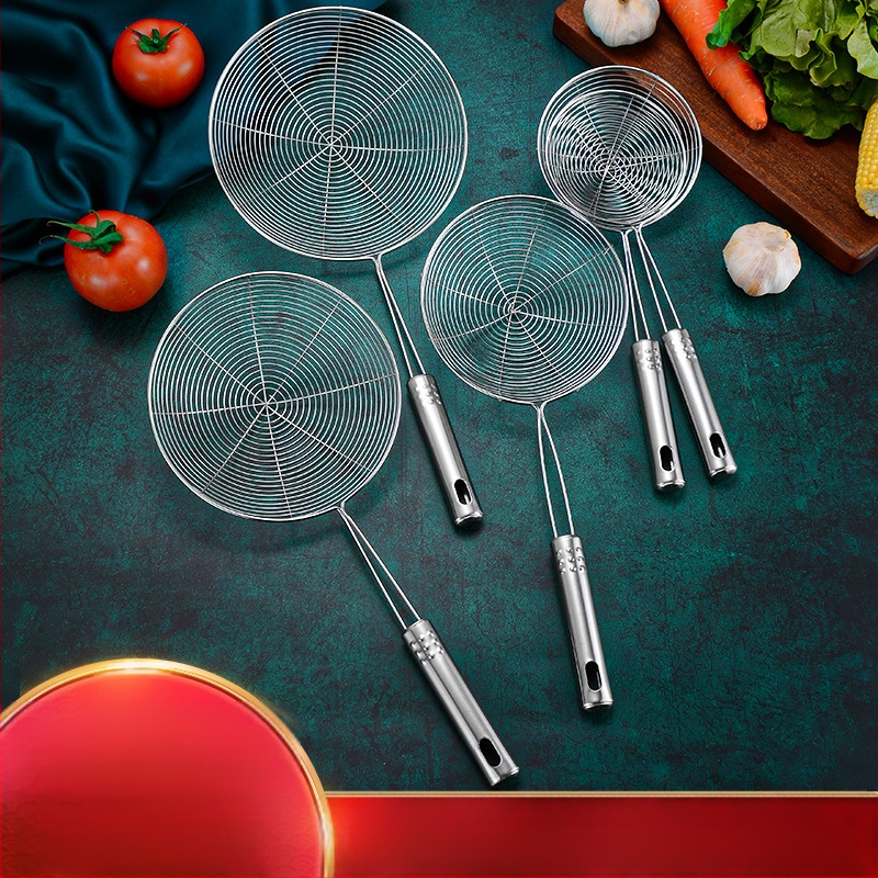 Hinsika nerūdijančio plieno virtuvinė šaukštas su nemagnetine vielos rankena