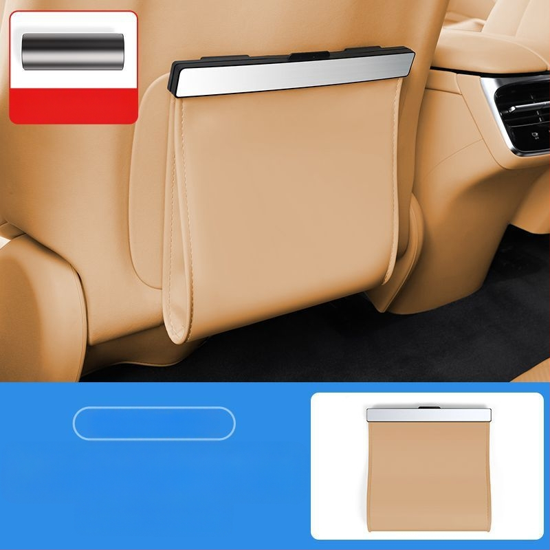 Car cool δερμάτινη εσωτερική θήκη για απορρίμματα αυτοκινήτου - καθολική συμβατότητα, εσωτερικό διακοσμητικό αξεσουάρ, δυνατότητα προσαρμογής