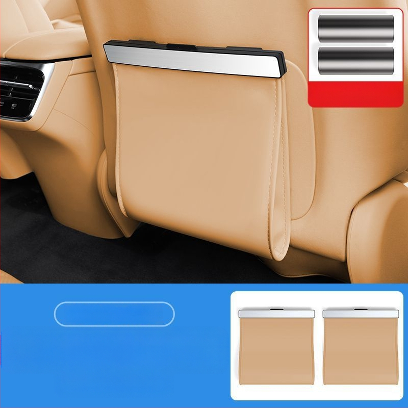 Car cool δερμάτινη εσωτερική θήκη για απορρίμματα αυτοκινήτου - καθολική συμβατότητα, εσωτερικό διακοσμητικό αξεσουάρ, δυνατότητα προσαρμογής